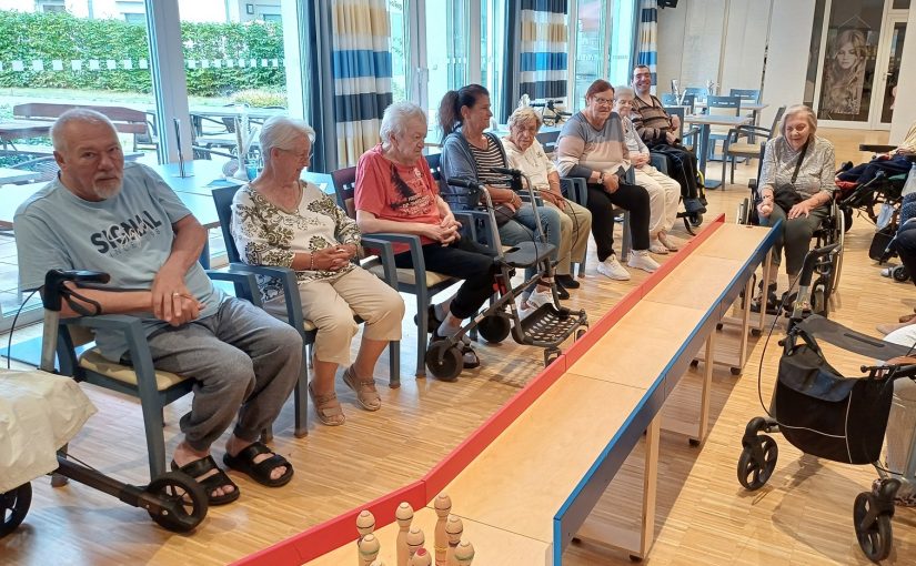 Lustige Kegelrunde in Düren