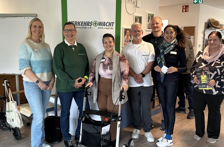 Sicher unterwegs mit dem Rollator – Verkehrswacht zu Gast im Haus