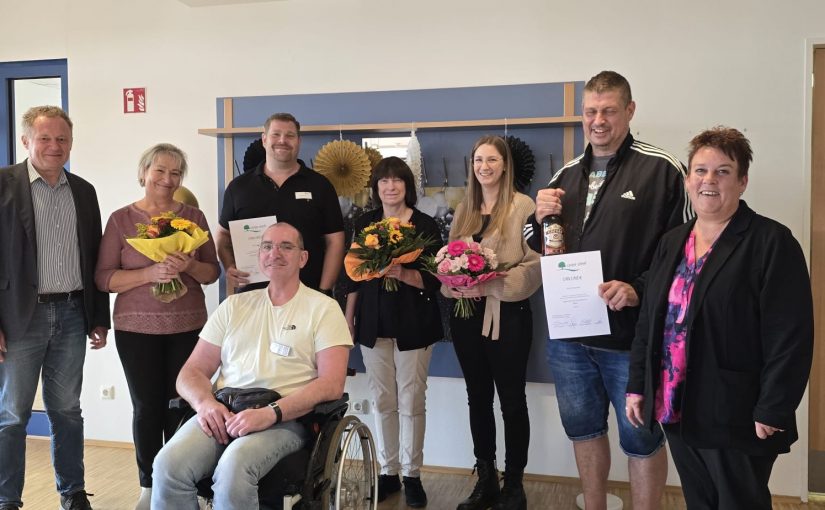 Ehrung langjähriger Mitarbeiter/innen