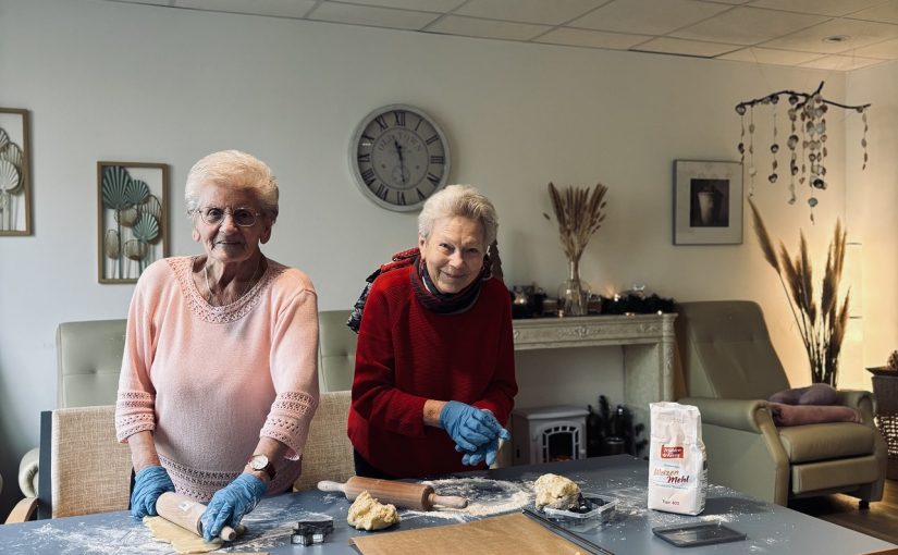 Plätzchenbacken in der Tagespflege Herten