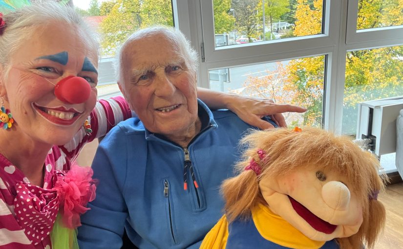 Clownin Finchen bringt alle zum Strahlen