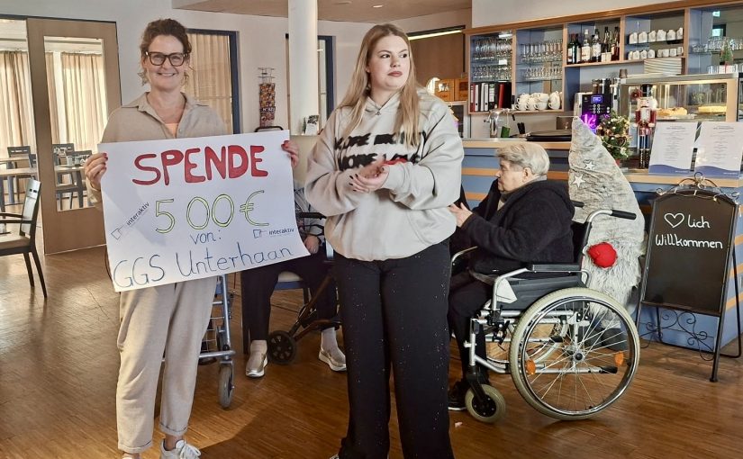 Spende von Grundschule in Haan