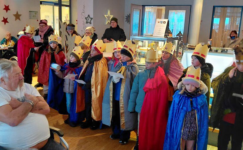 Besuch der Sternsinger beim Neujahrsempfang