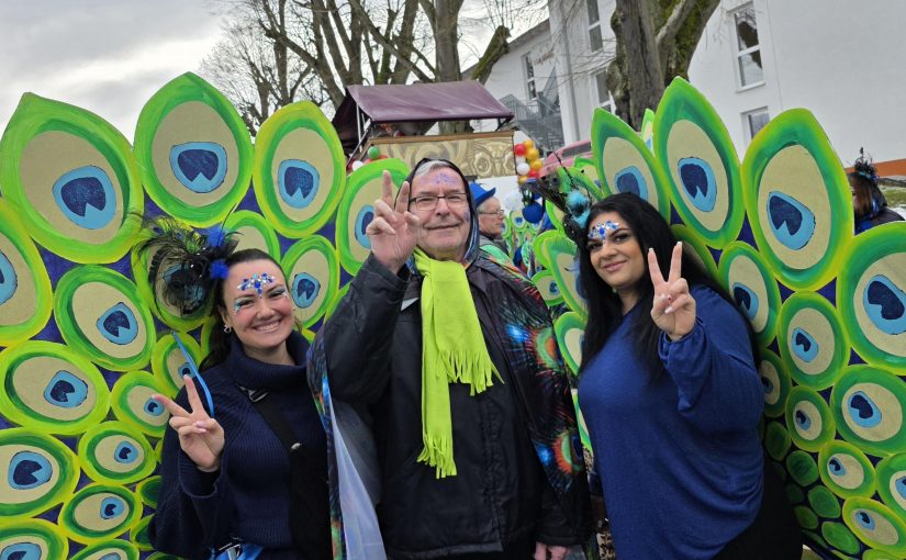 Ein dritter Platz und jede Menge Lebensfreude beim Rosenmontagsumzug in Waldalgesheim
