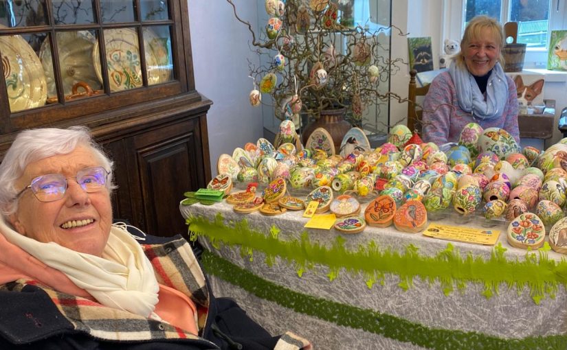 Jetzt kommt der Osterhase bald, gesprungen aus dem grünen Wald