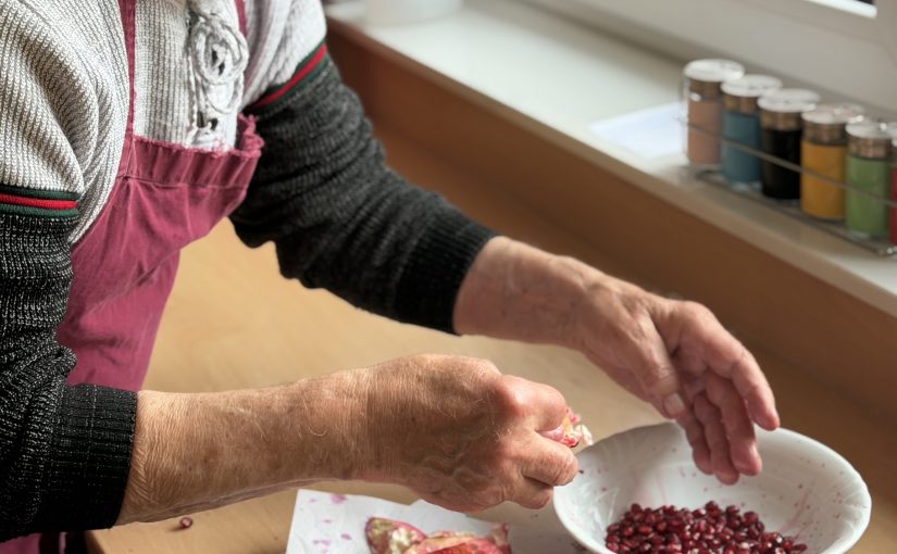 Granatapfel-Action in der Tagespflege
