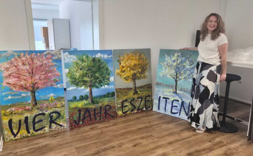 Kunst, die Räume mit Leben füllt