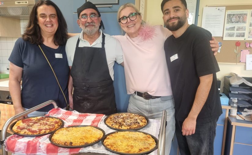 Pizzagenuss für unsere Tagesgäste, Bewohnerinnen und Bewohner