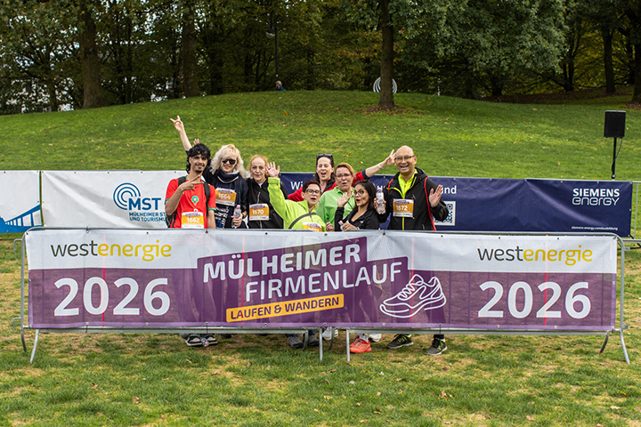 Team carpe diem beim Mülheimer Firmenlauf